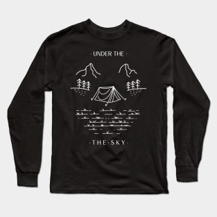 Camping under the sky Long Sleeve T-Shirt